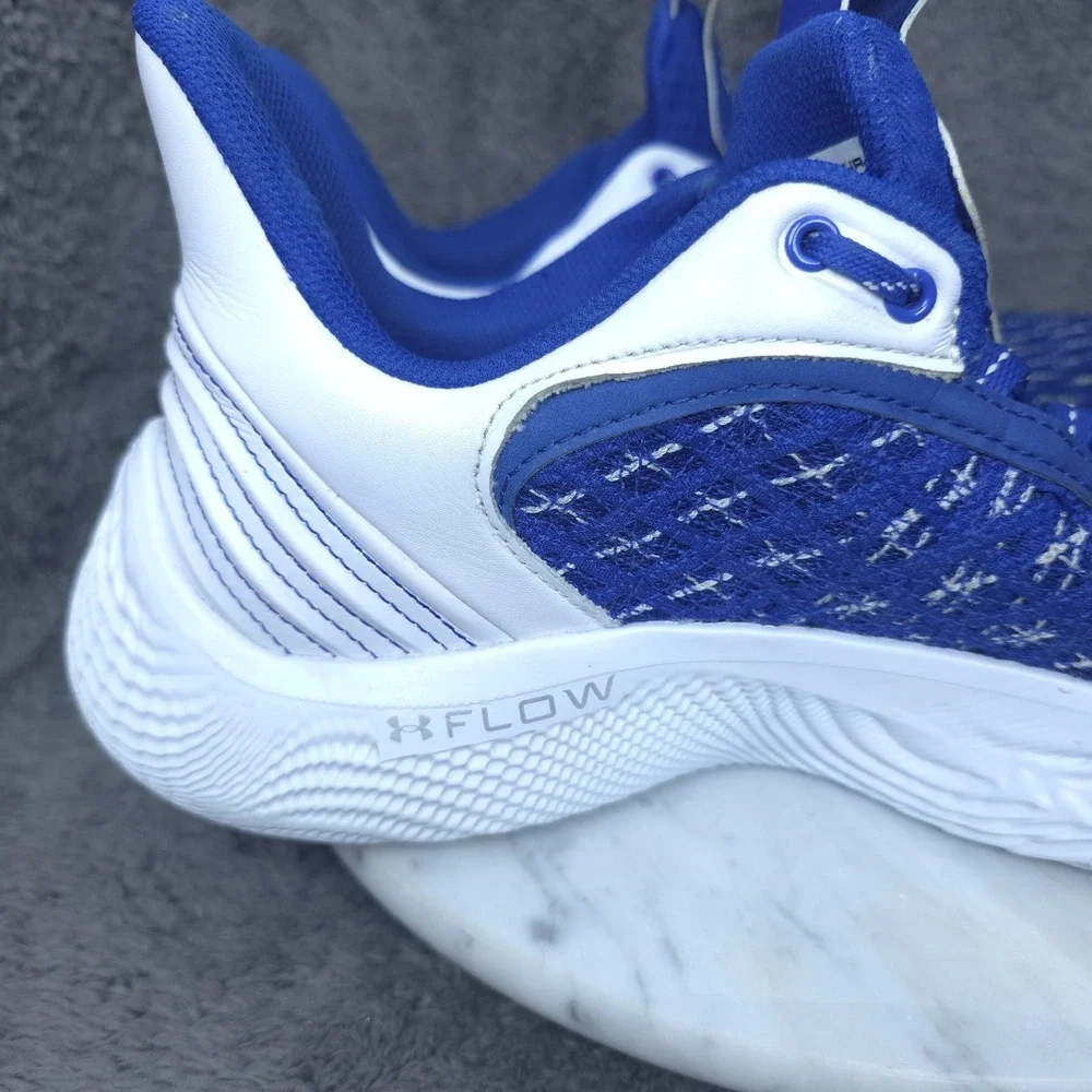 Under Armour Curry Flow Shoes Mens 11 Blue Basketball Sneakers Low Top